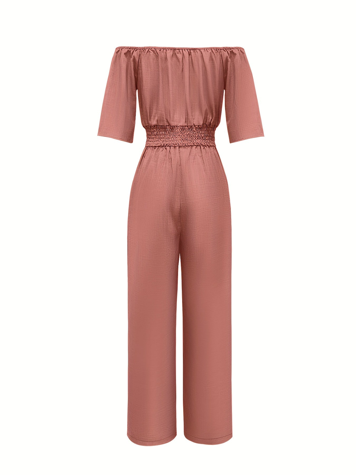 Laurence - Off-Shoulder Jumpsuit with Cinched Waist