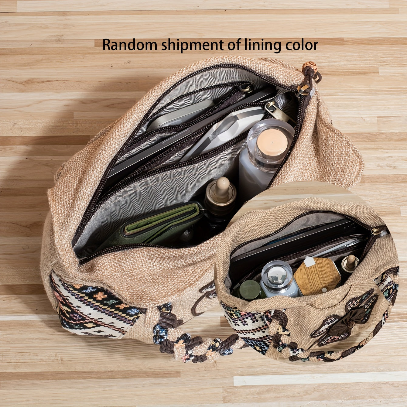 Orosia - Embroidered Bohemian Tote Bag