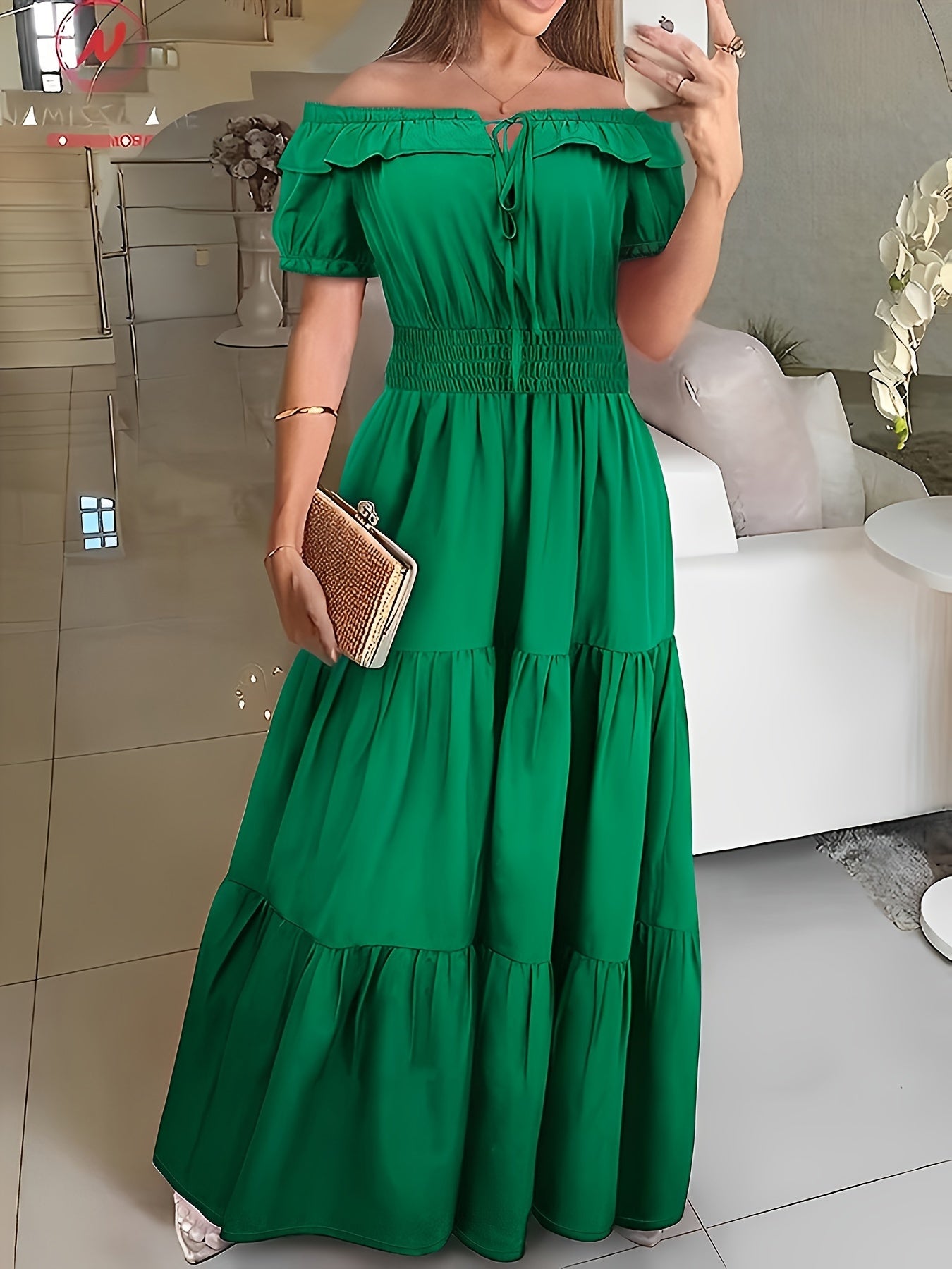 Xael - Dress with Ruffled Hem