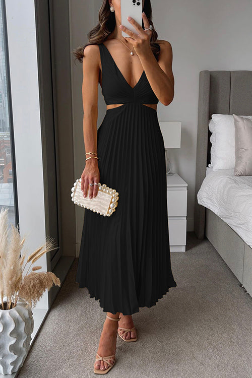 Estefanía - Sleeveless V-neck Dress