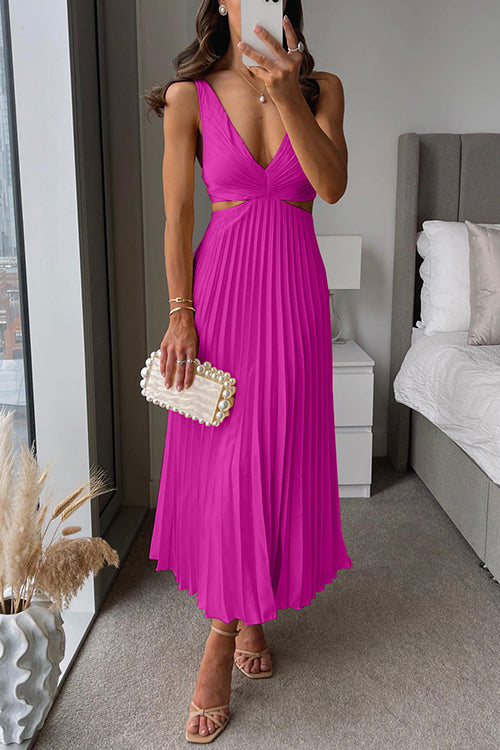 Estefanía - Sleeveless V-neck Dress