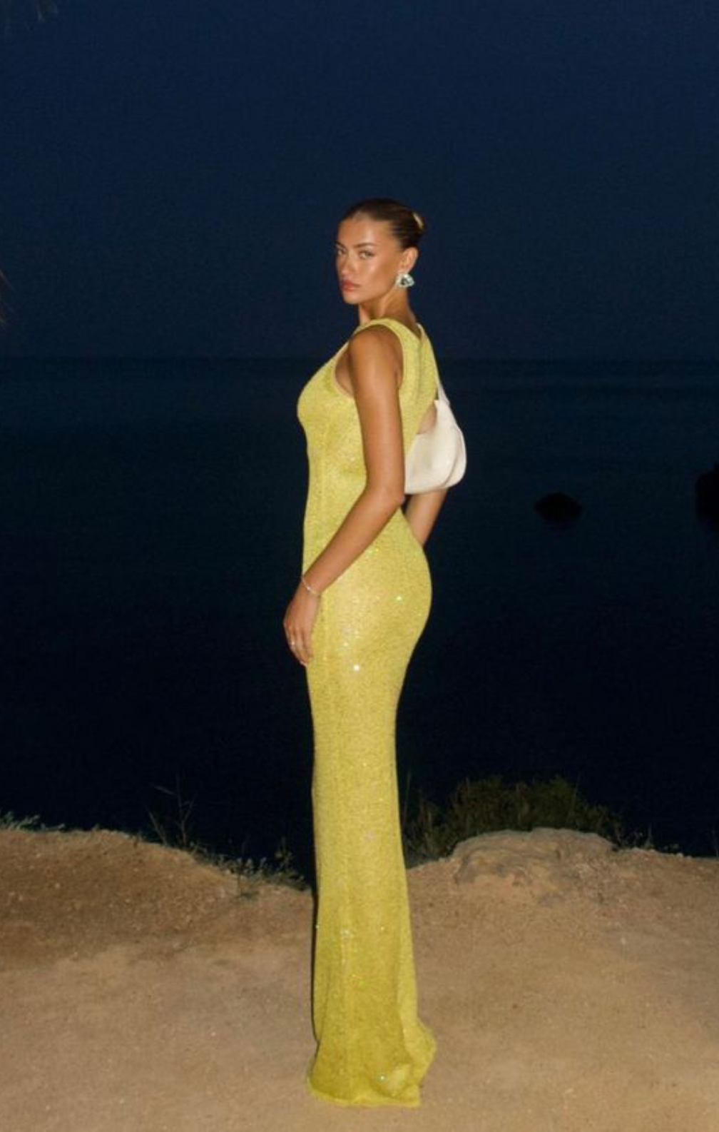 Juana - Elegant Glitter Slim Fit Dress
