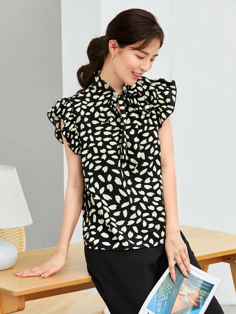 Beatrix - Butterfly Sleeve Top