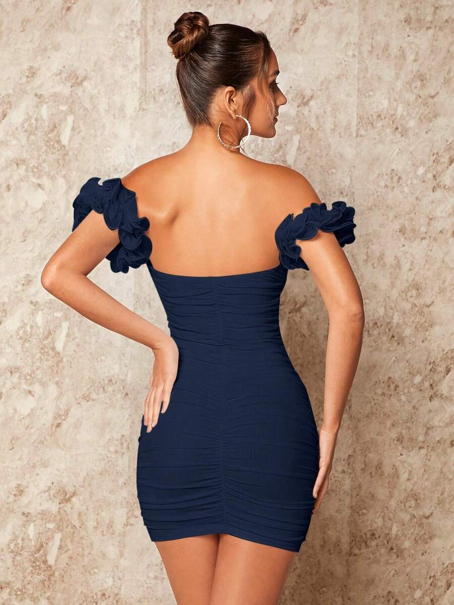 Flavie – Off-the-Shoulder Bodycon Dress