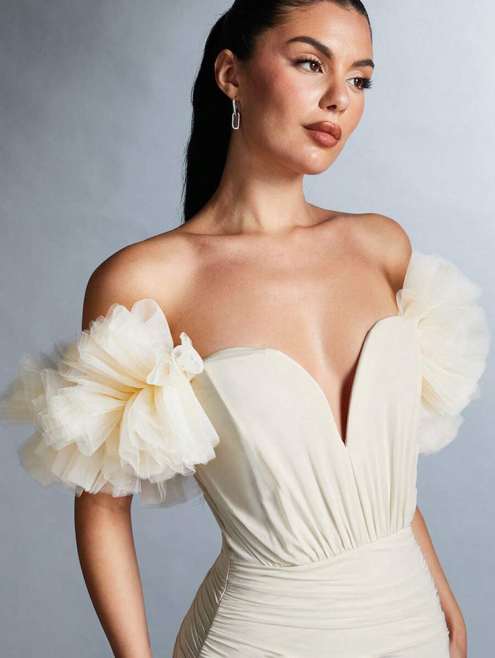 Florence – Off-the-Shoulder Wrap Dress