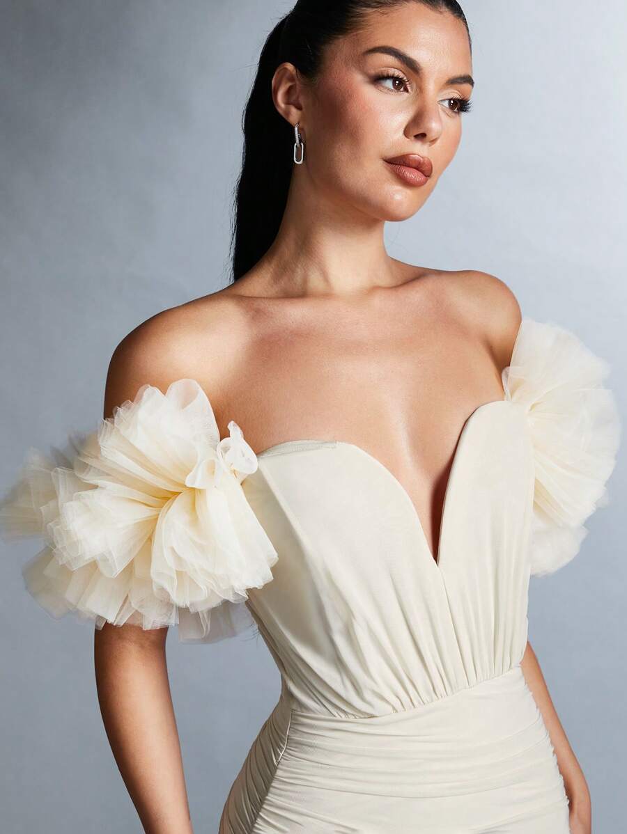 Florence – Off-the-Shoulder Wrap Dress
