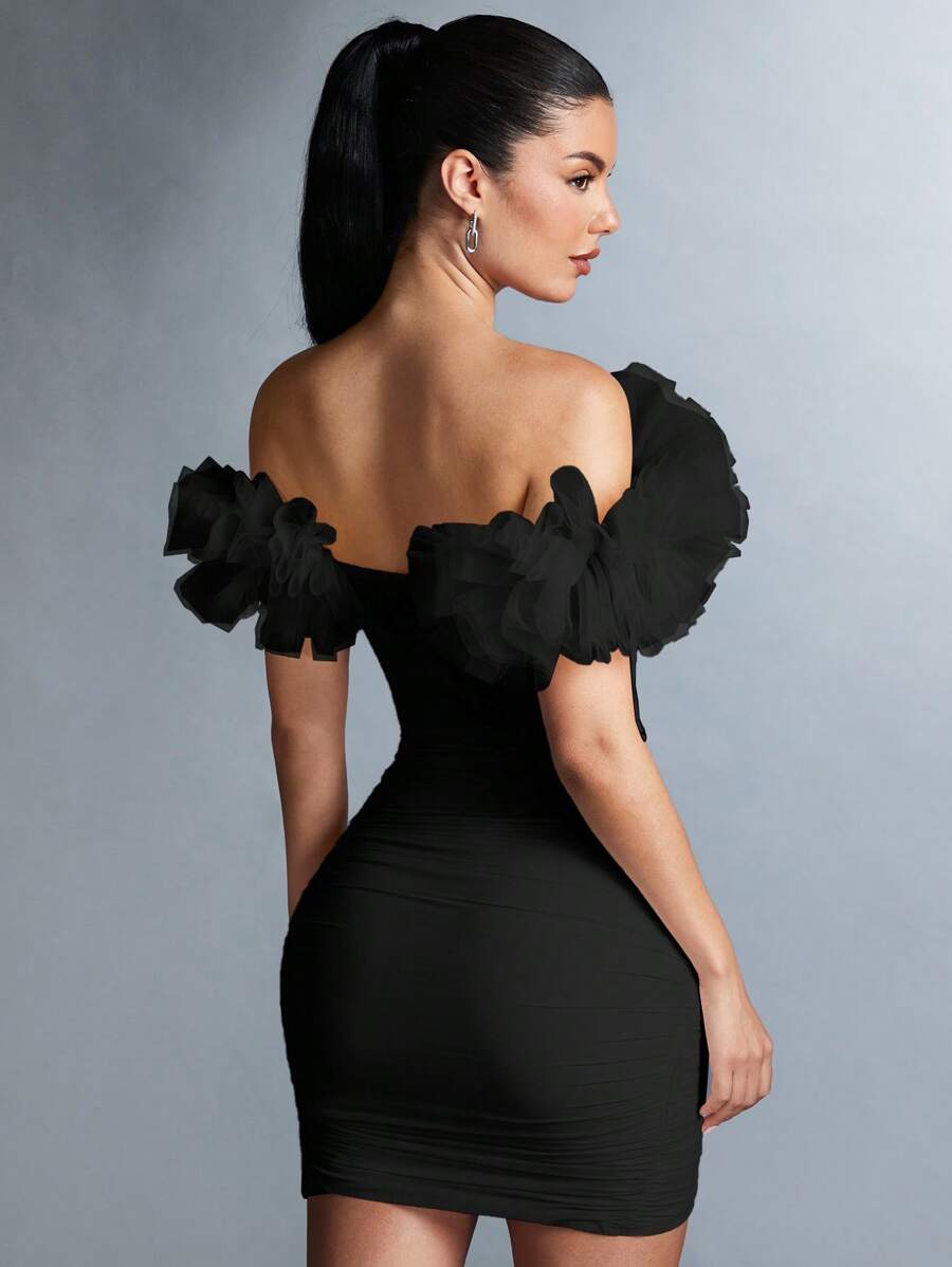 Florence – Off-the-Shoulder Wrap Dress