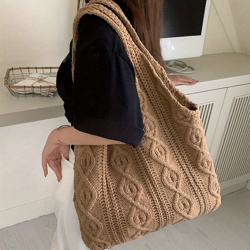 Olatz - Vintage Knit Hobo Bag