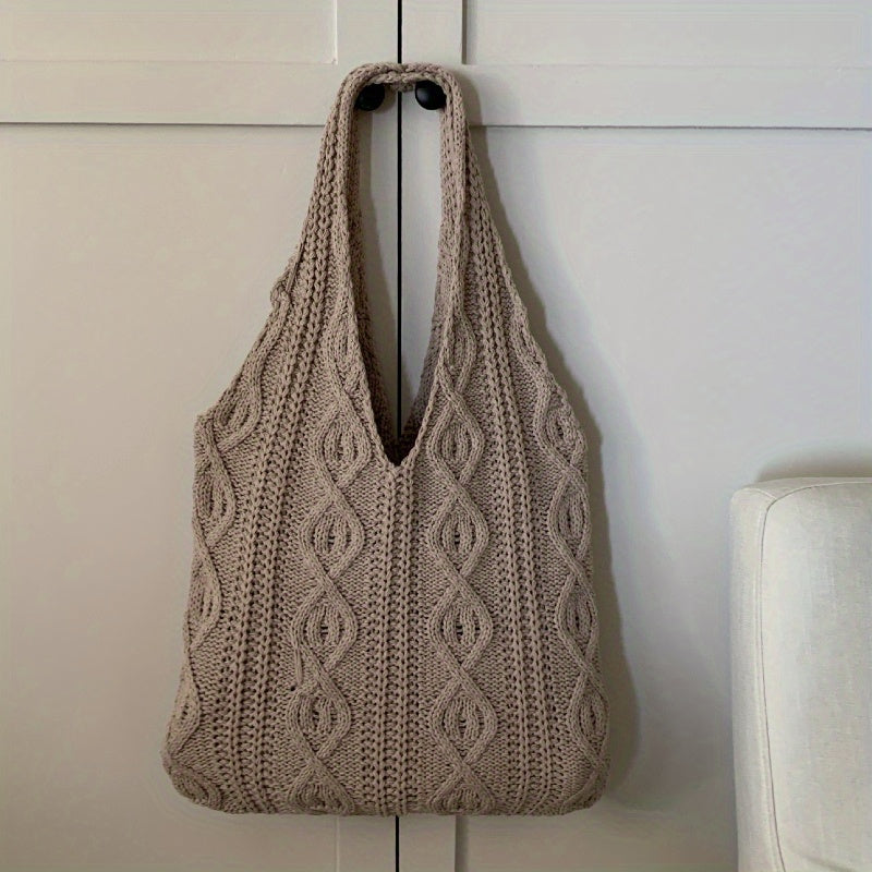 Olatz - Vintage Knit Hobo Bag