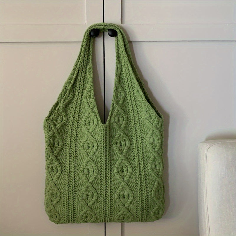 Olatz - Vintage Knit Hobo Bag