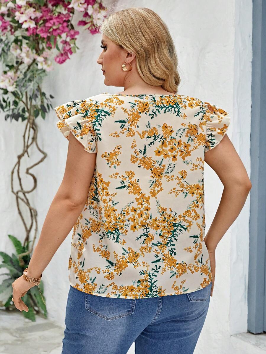 Willow - Floral Print on The Sleeve