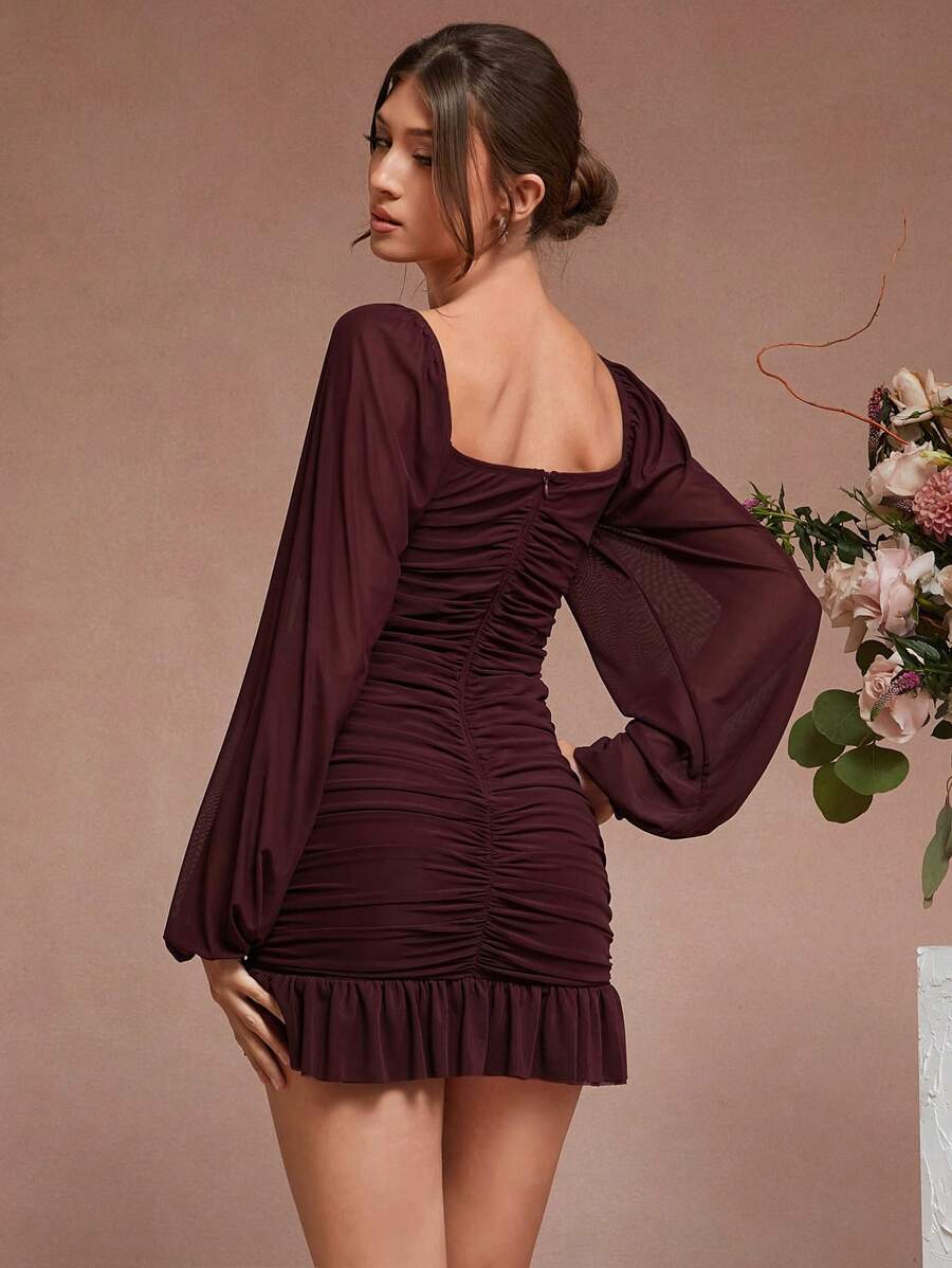 Tessa – Elegant One-Piece Ruffle Dress