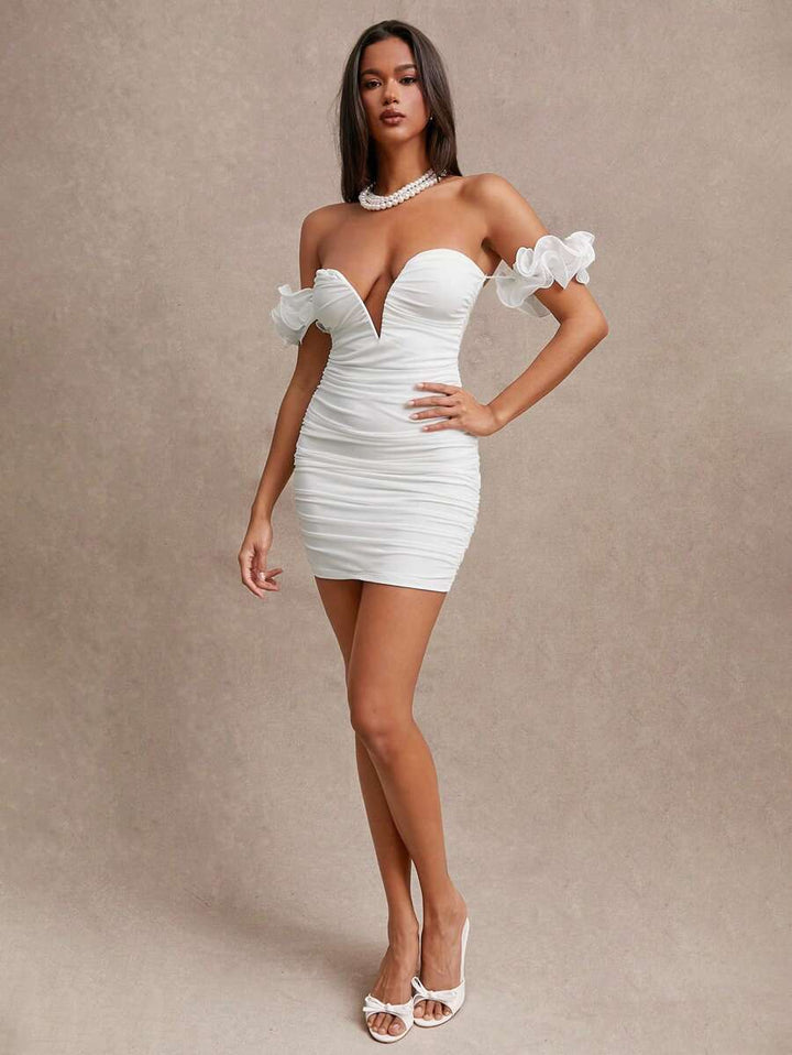 Flavie – Off-the-Shoulder Bodycon Dress