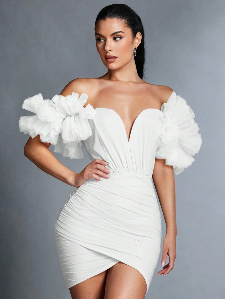 Florence – Off-the-Shoulder Wrap Dress