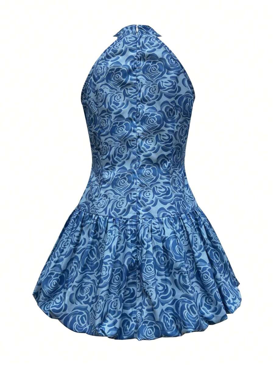 Jayla - Elegant Sleeveless Floral Dress