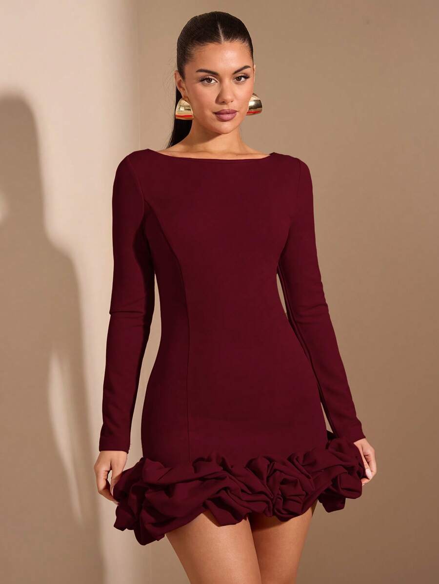 Lovelyn - Sweet Red Party Dress