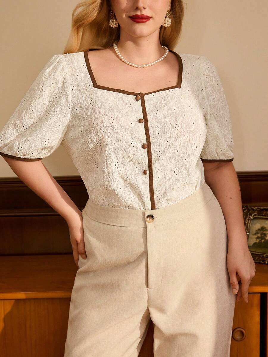 Electra - Vintage Plus Size Blouse