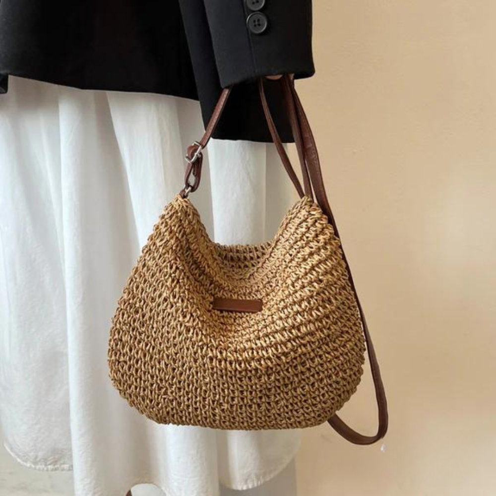 Kayla - Straw Crossbody Bag