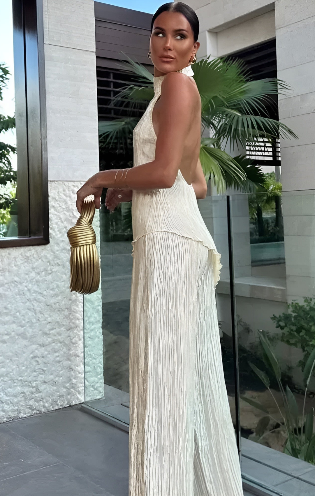 Maria - Crop Top and Wide Leg Pants