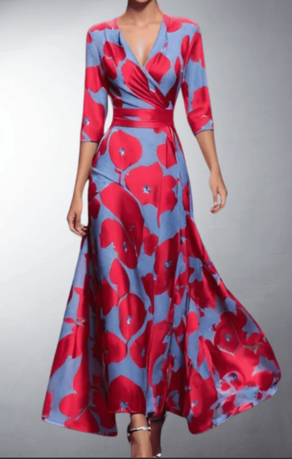 Maite - Long floral dress