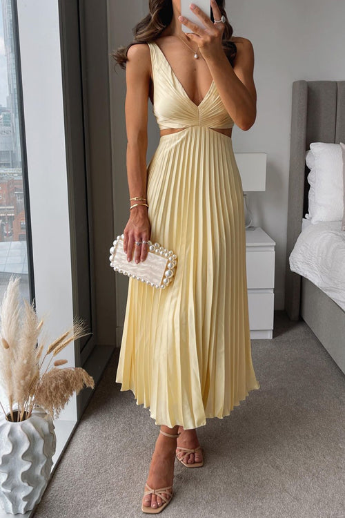 Estefanía - Sleeveless V-neck Dress