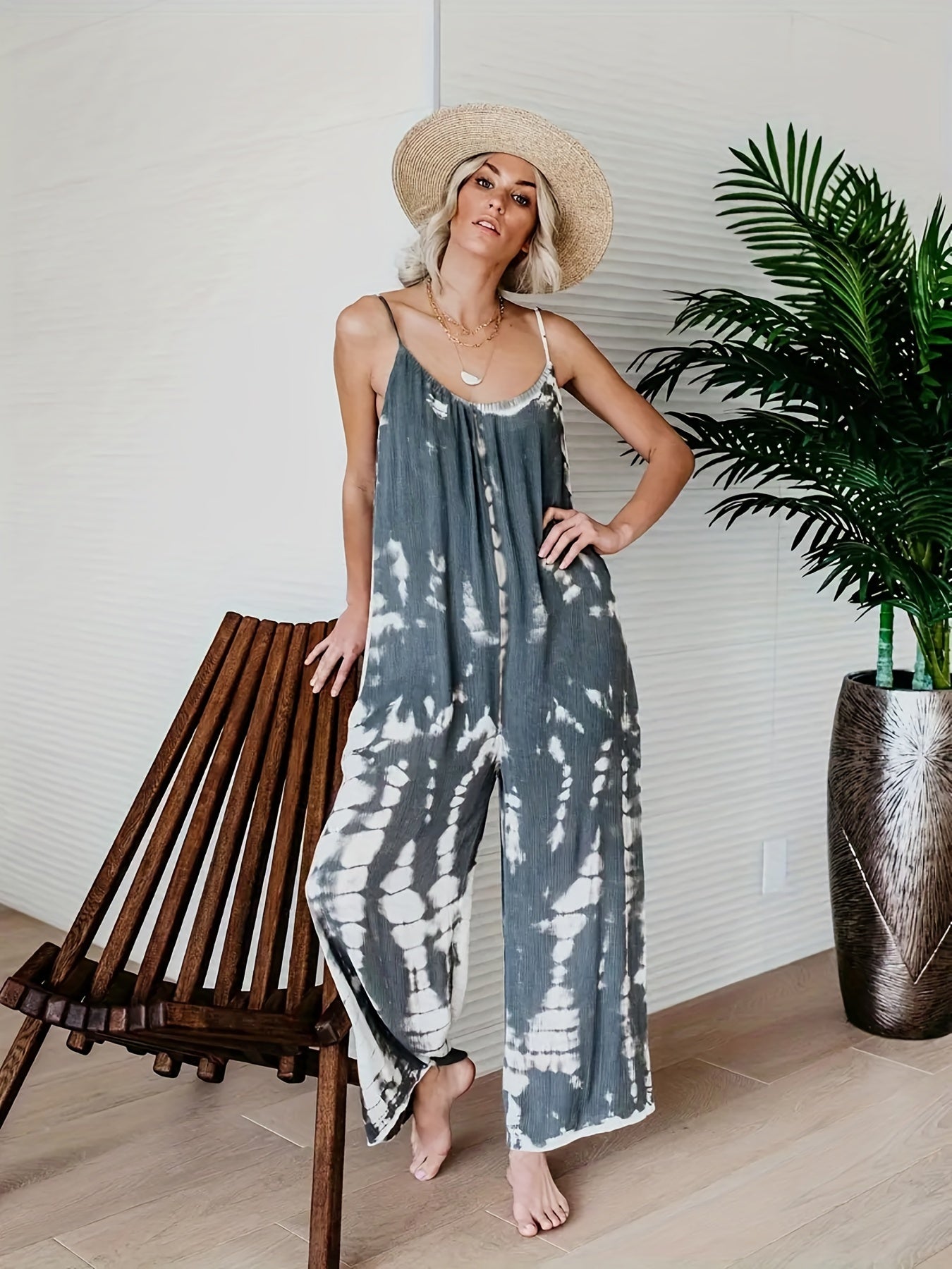 Juliette - Tie-Dye Cami Jumpsuit