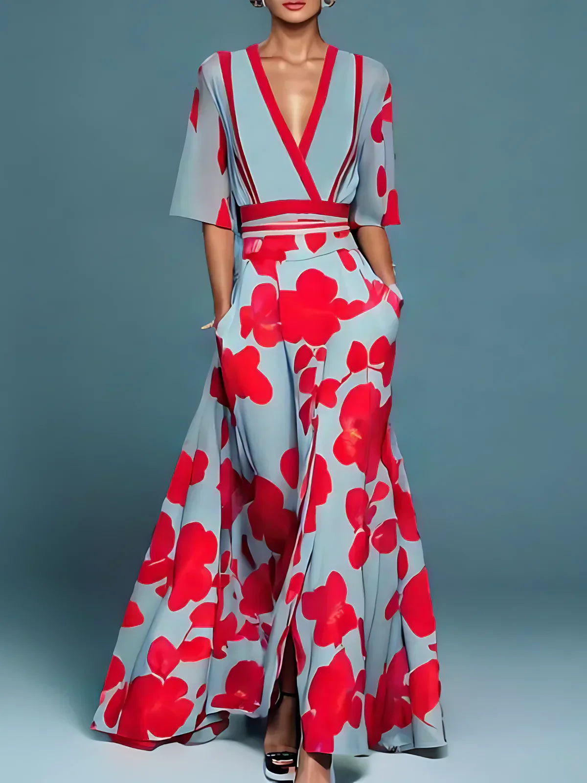 Morgan - Elegant Dress with Sleeves