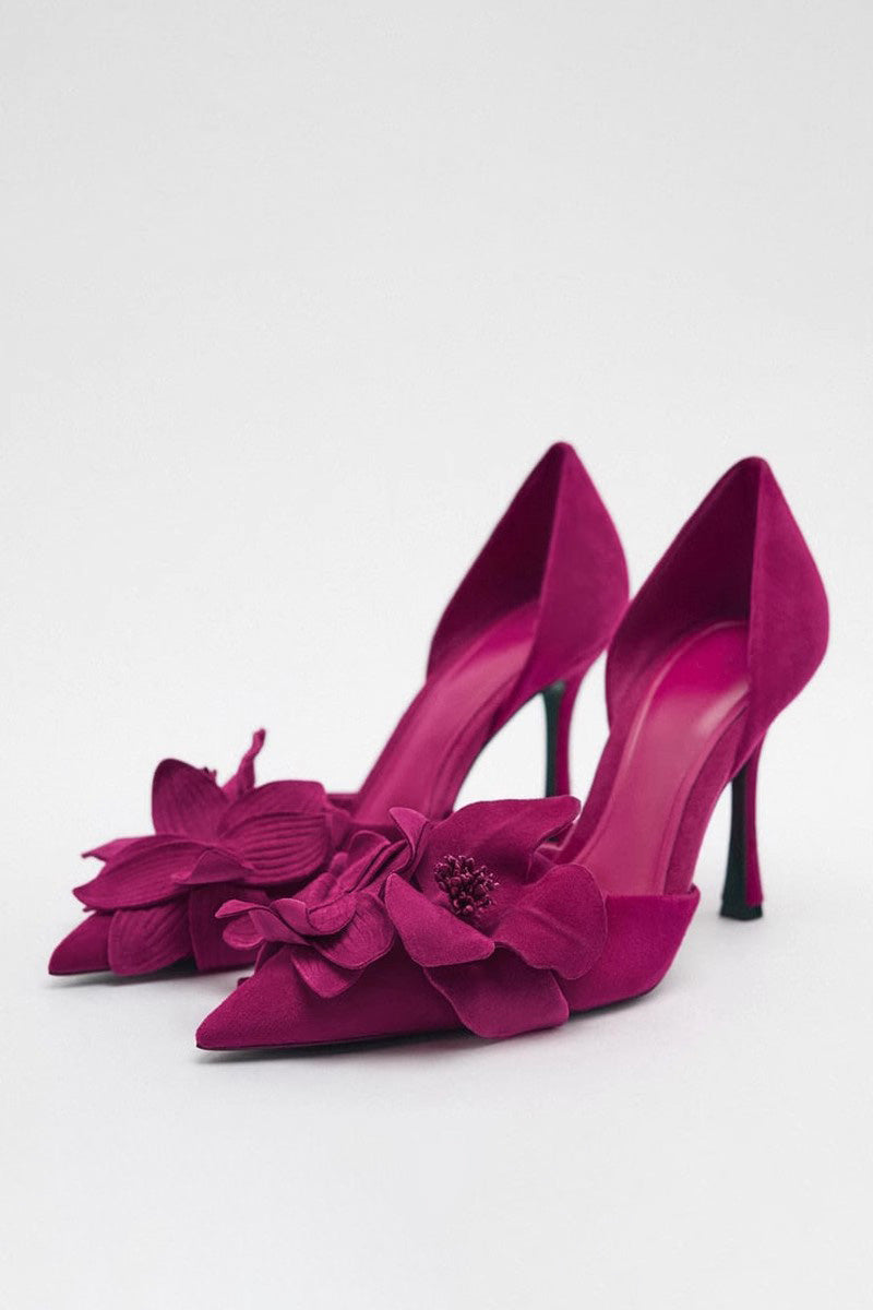 Luxury Flower Heels