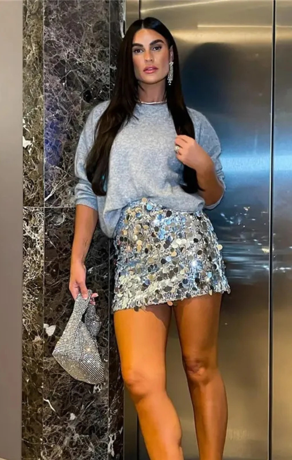 Raquel - Sequin Miniskirt