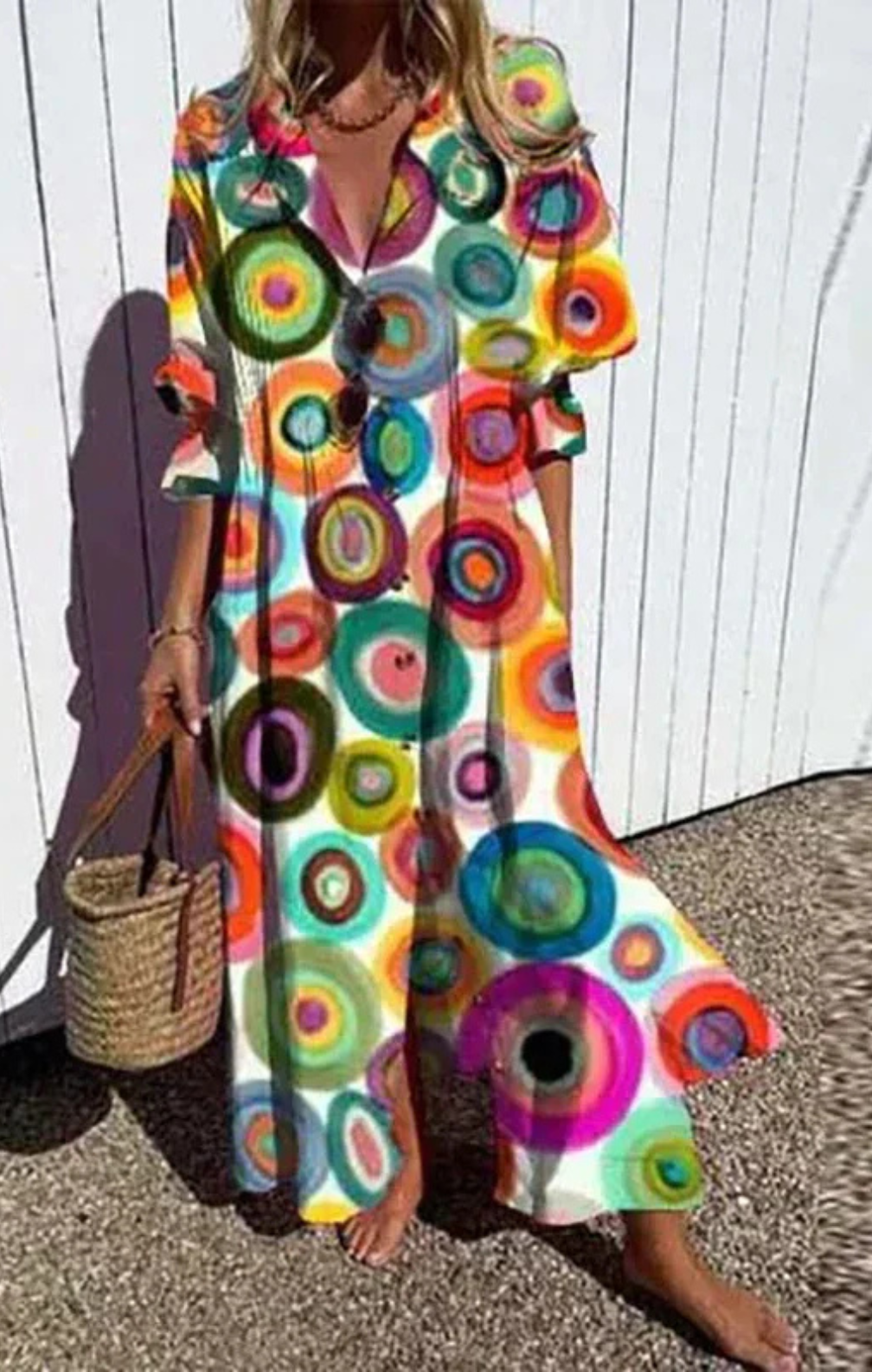 Cassidy - Bohemian Puff Sleeves Dress