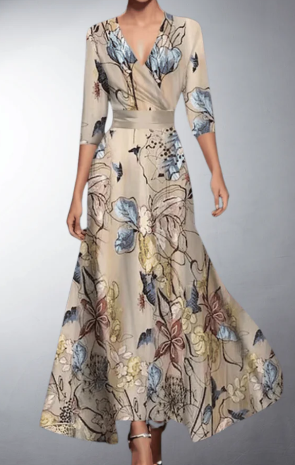 Maite - Long floral dress