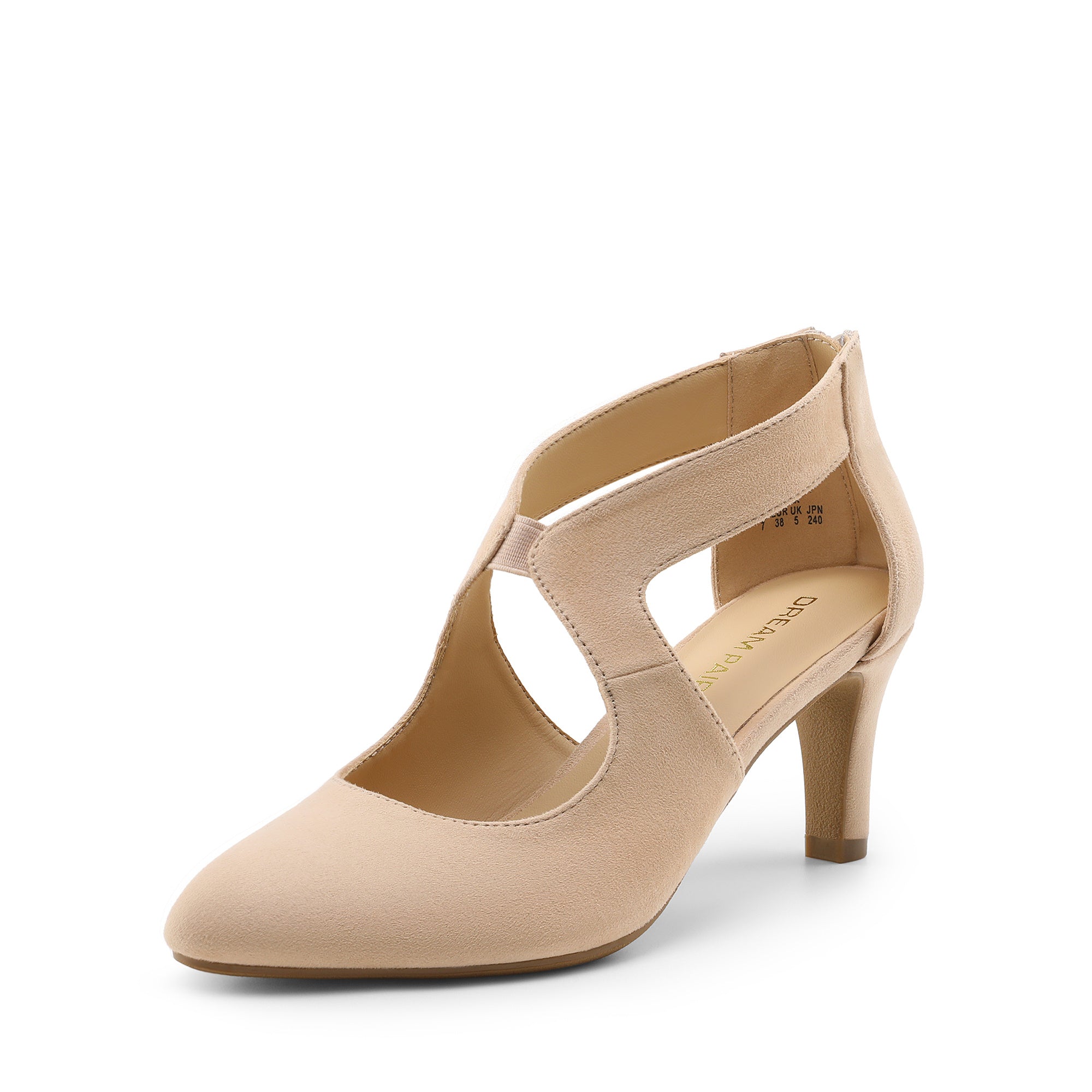 Noa - Pointed Toe Kitten Heels