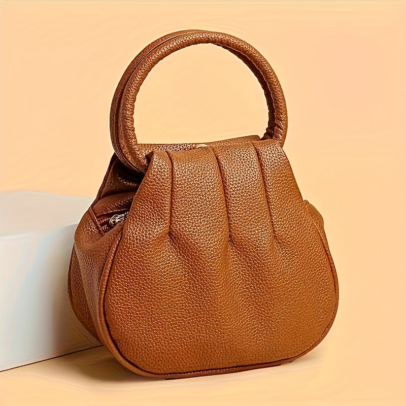 Petra - Compact Round Crossbody Bag