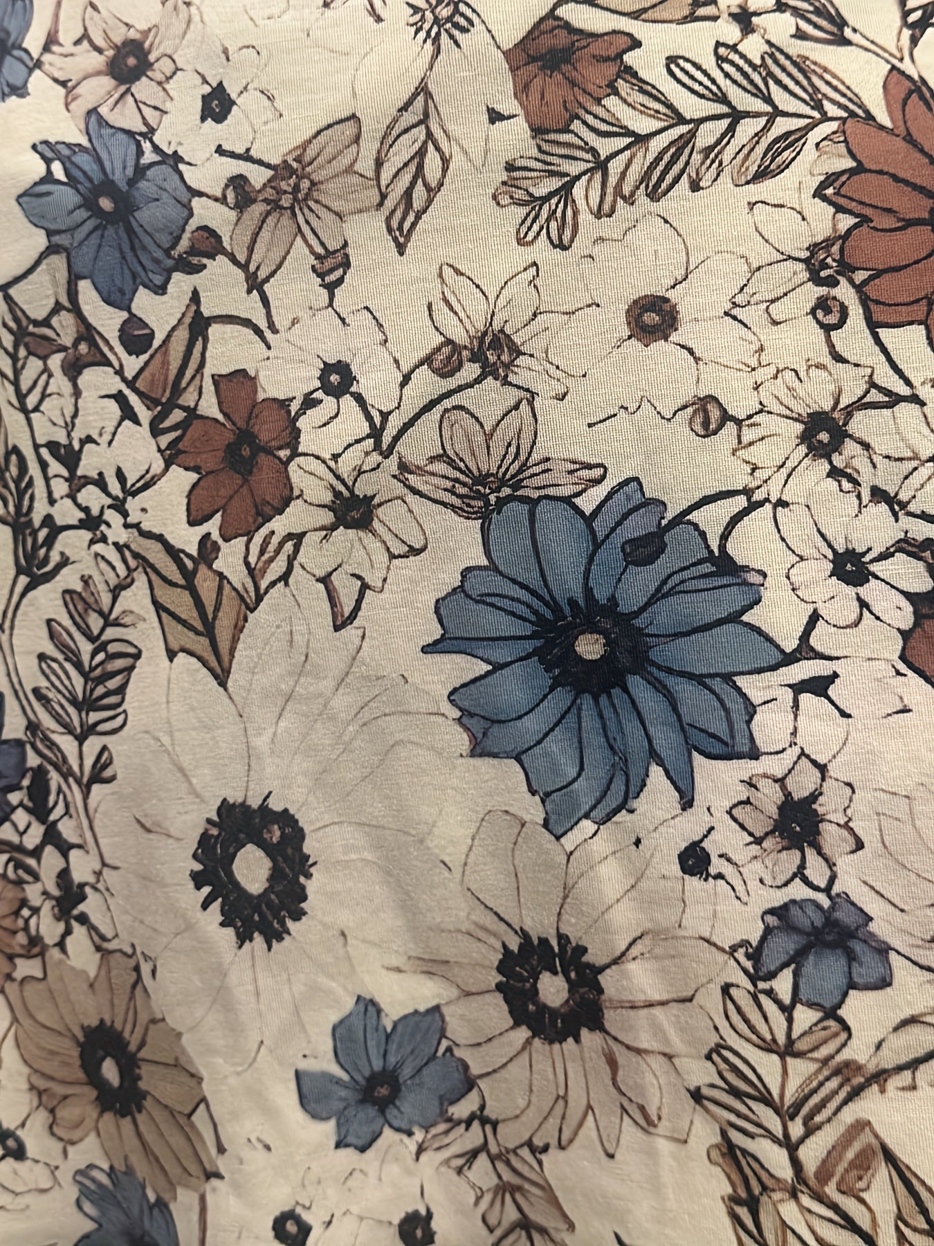 Rin - Floral Print Spaghetti Strap Tank Top