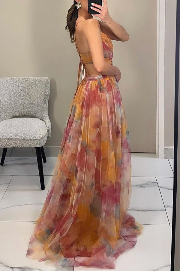 Marisela – Long Floral Dress