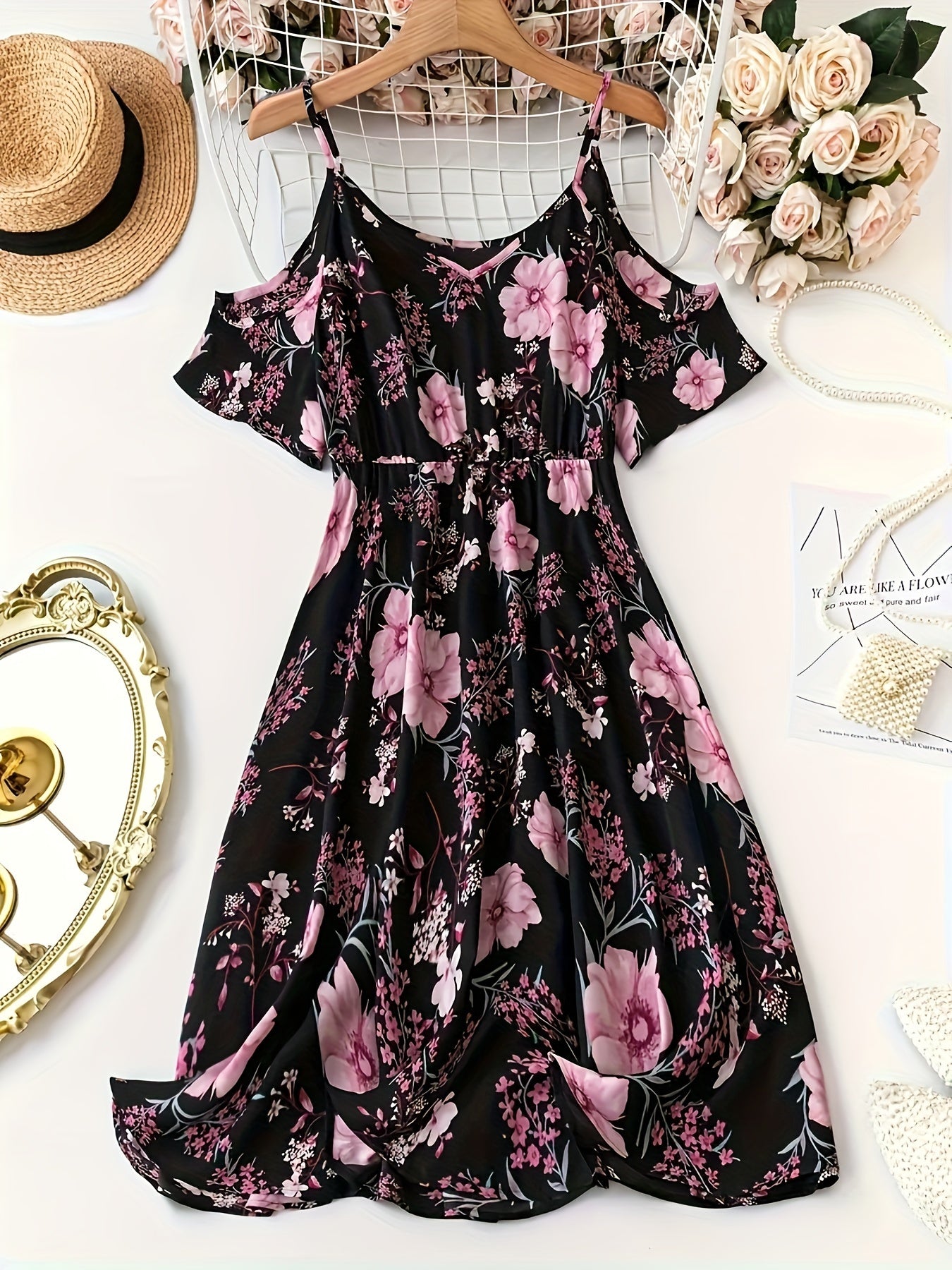 Amelie - Floral Off-the-Shoulder Dress