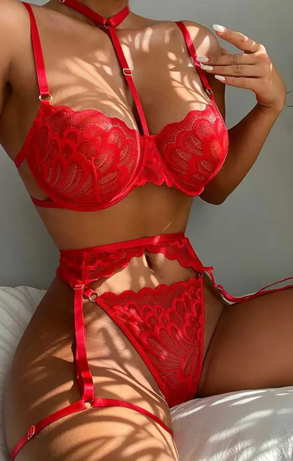 Brooke - Conjunto de Lencería de Encaje
