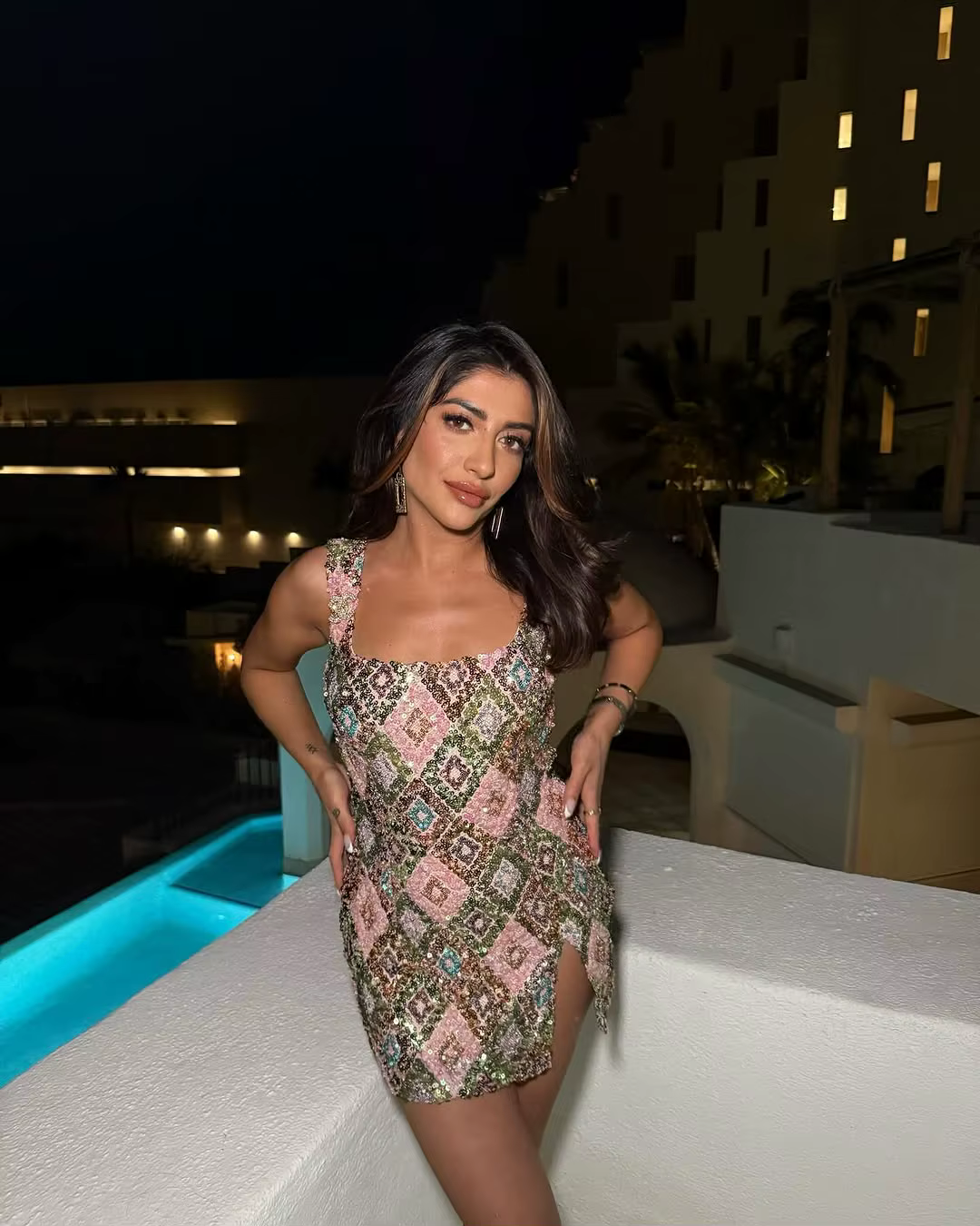 Liliana - Sequined Mini Dress