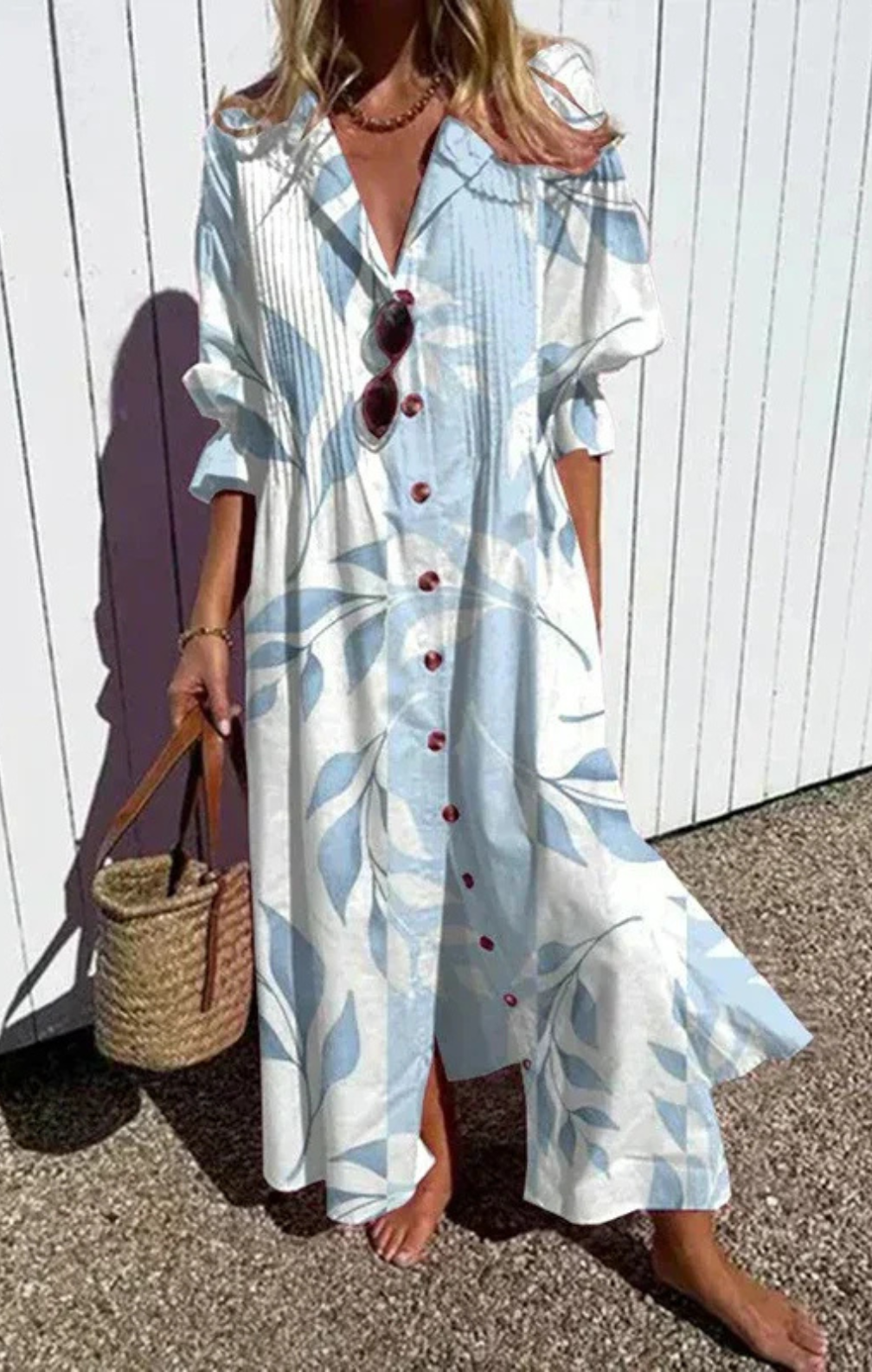 Cassidy - Bohemian Puff Sleeves Dress