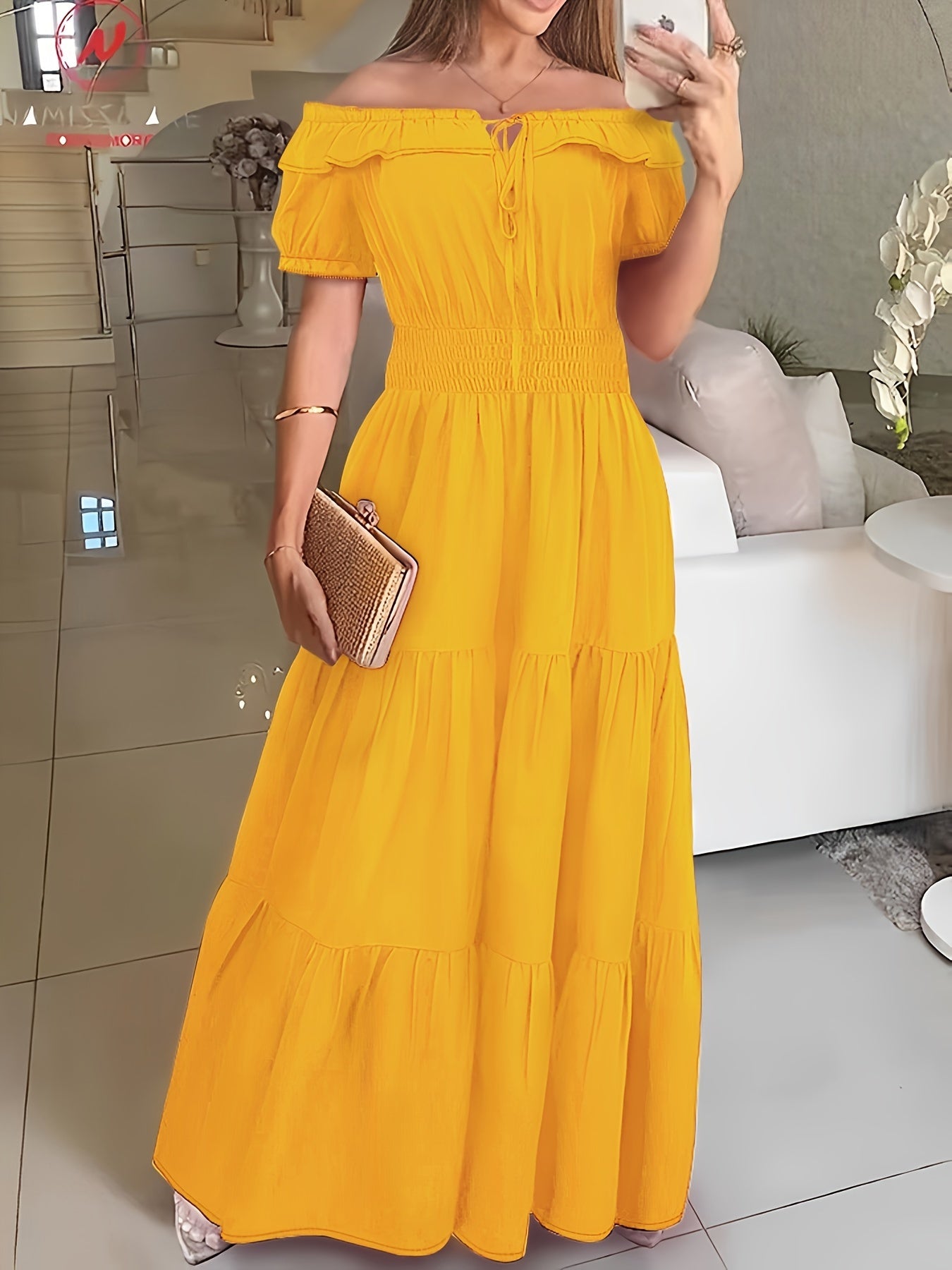 Xael - Dress with Ruffled Hem