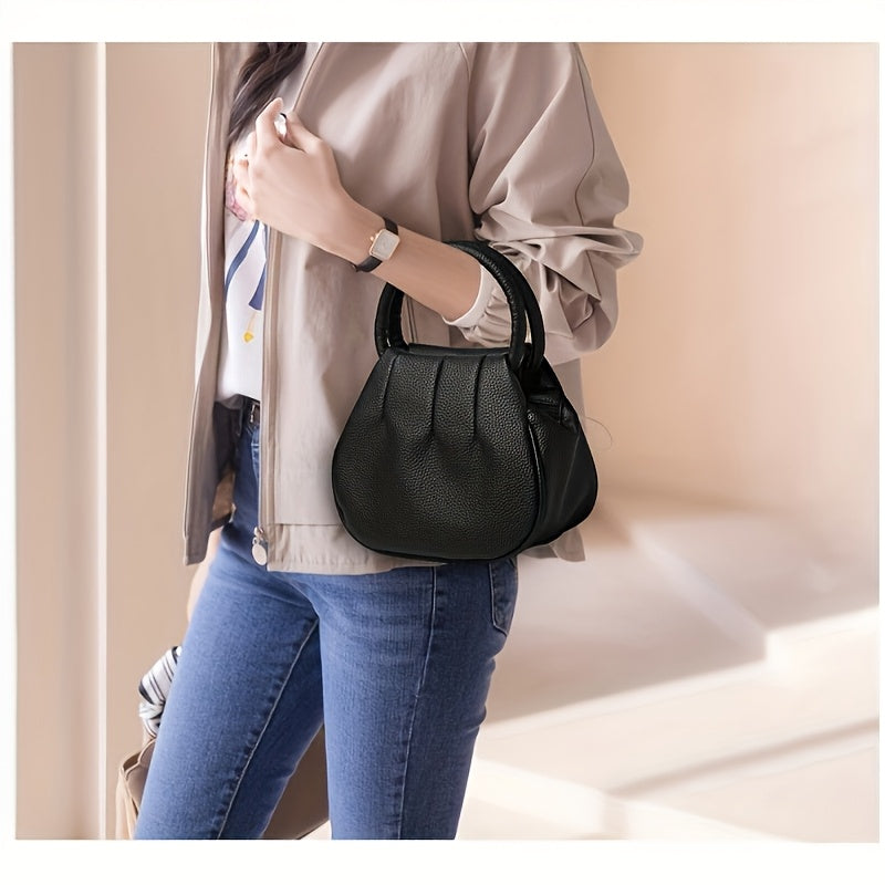 Petra - Compact Round Crossbody Bag