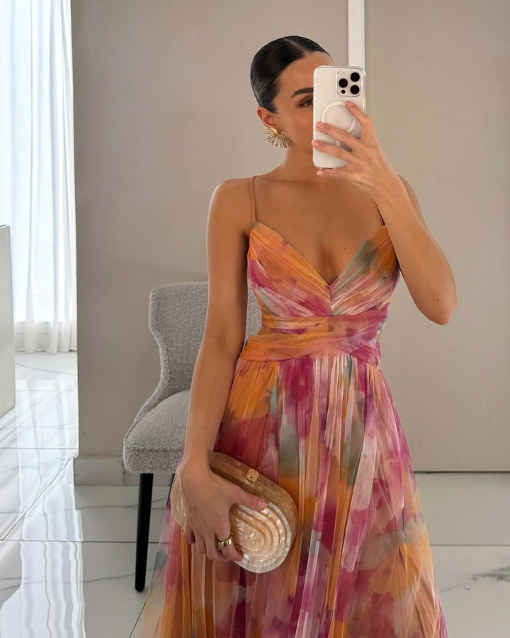 Marisela – Long Floral Dress