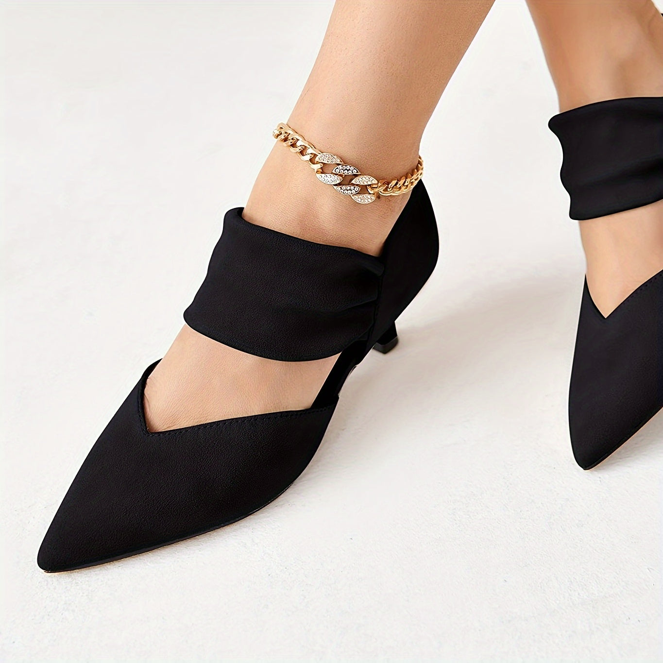 Pepper - Elegant Pointed Toe Ankle Strap