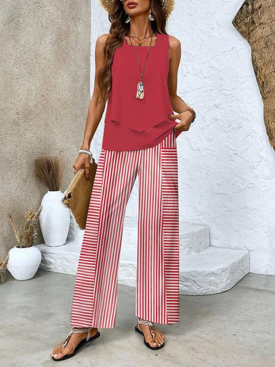 Kelara - Elegant Sleeveless Top
