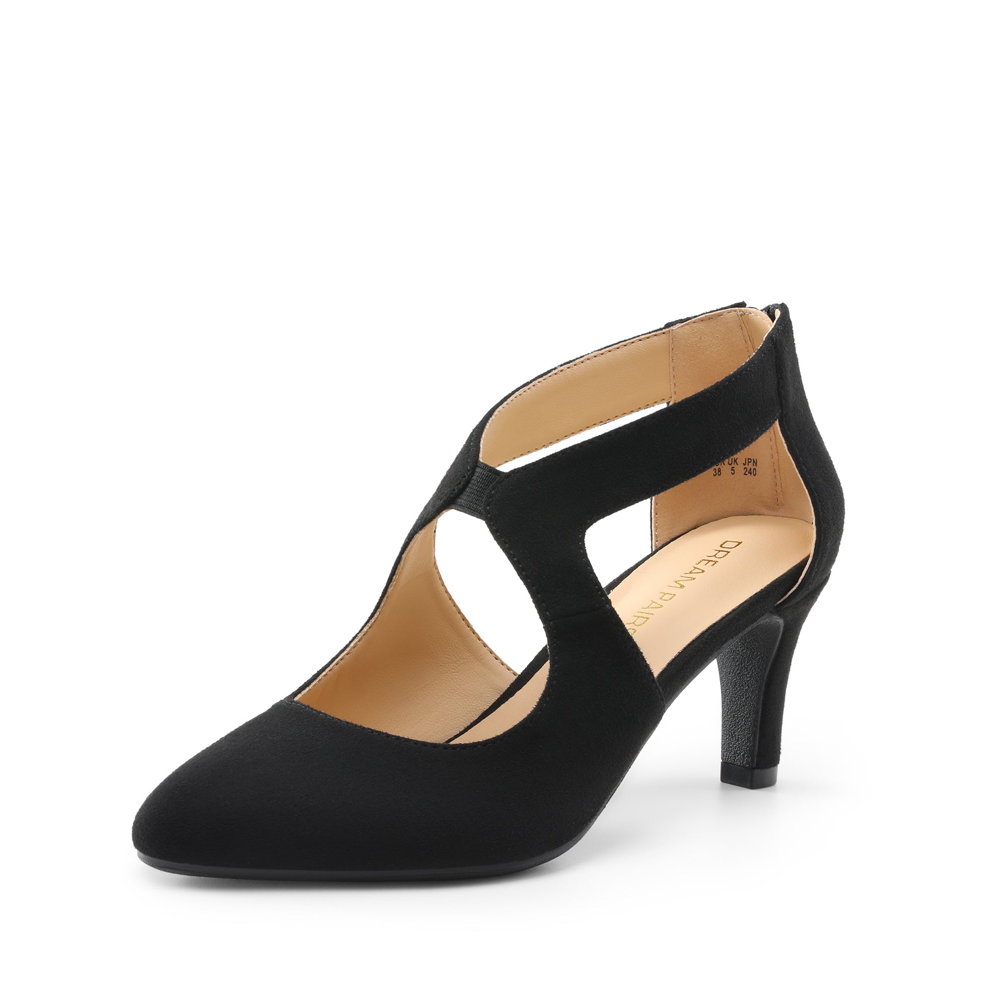 Noa - Pointed Toe Kitten Heels