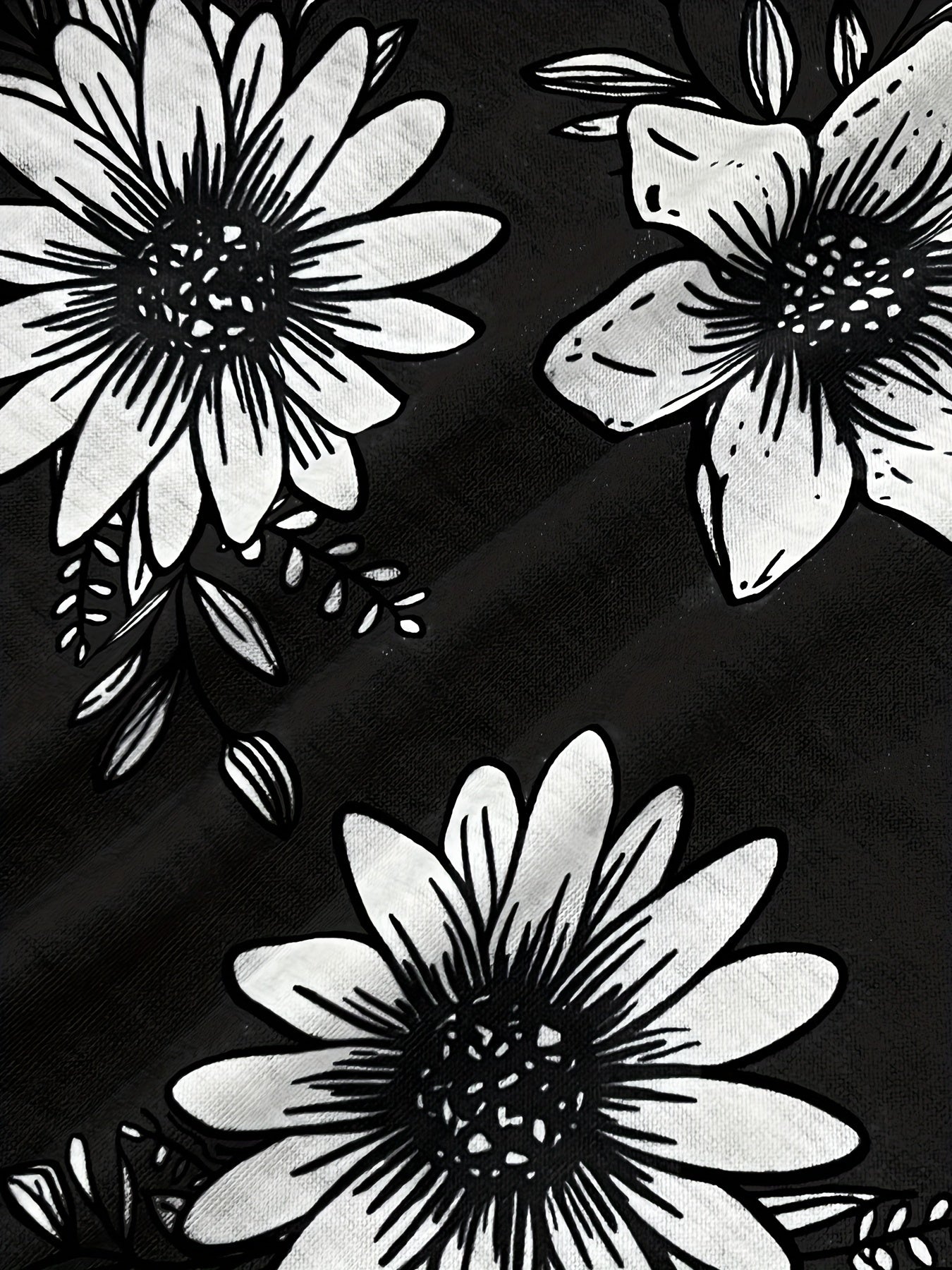 Satsuki - Floral Print Crew Neck Tank Top