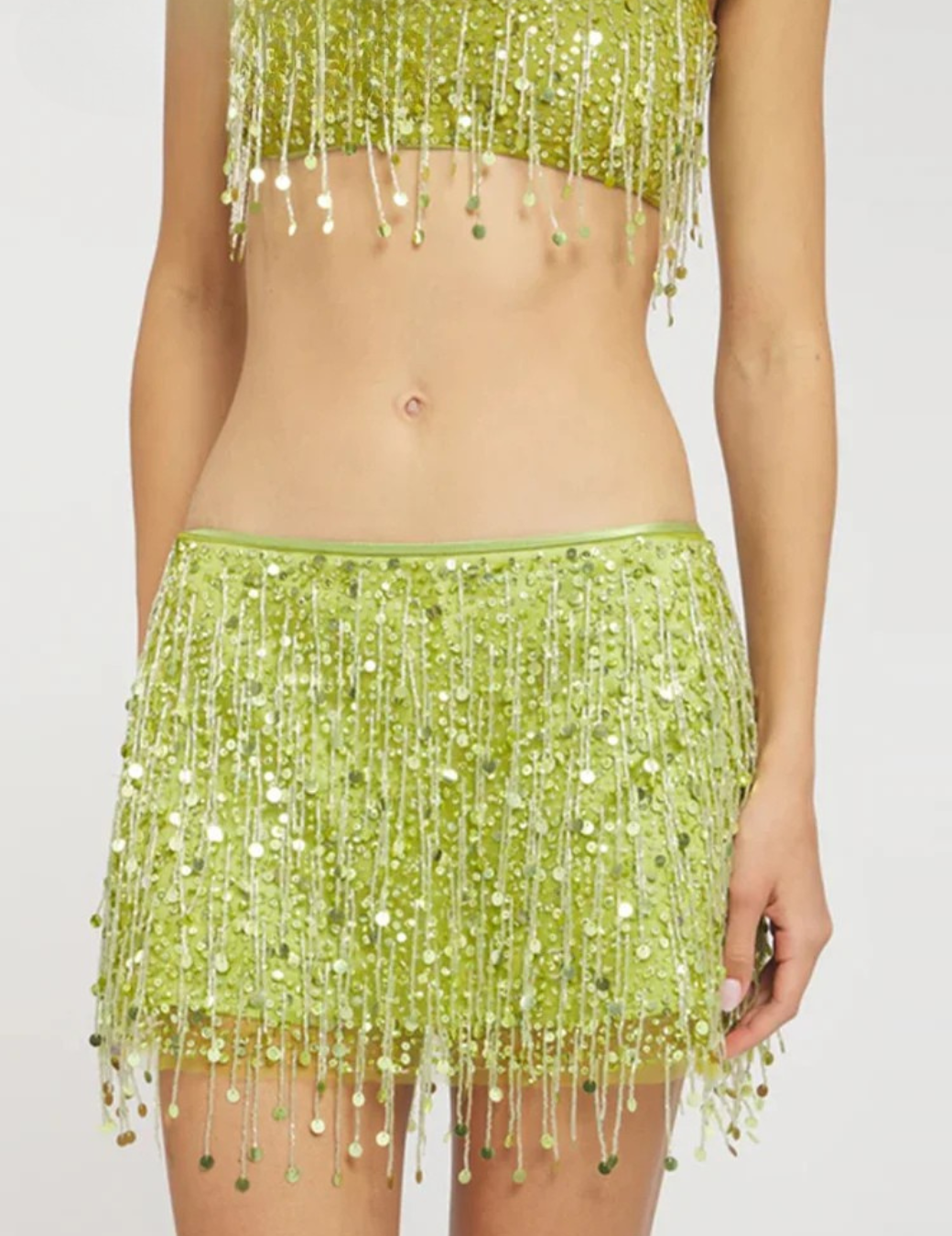 Nora - Beaded Fringe Set