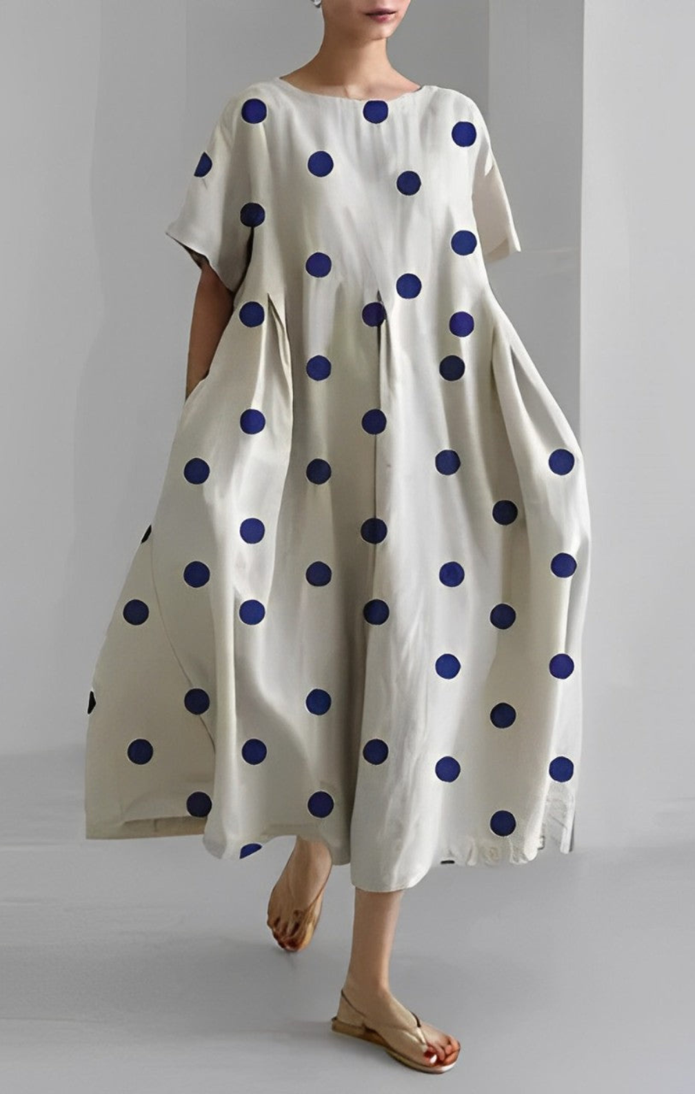 Erica - Retro Loose Maxi Dress
