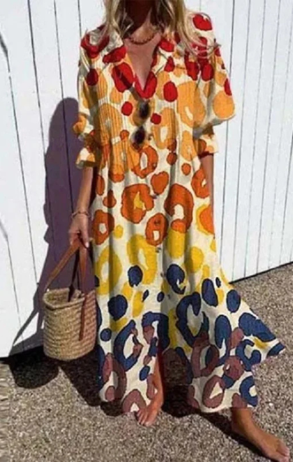 Cassidy - Bohemian Puff Sleeves Dress