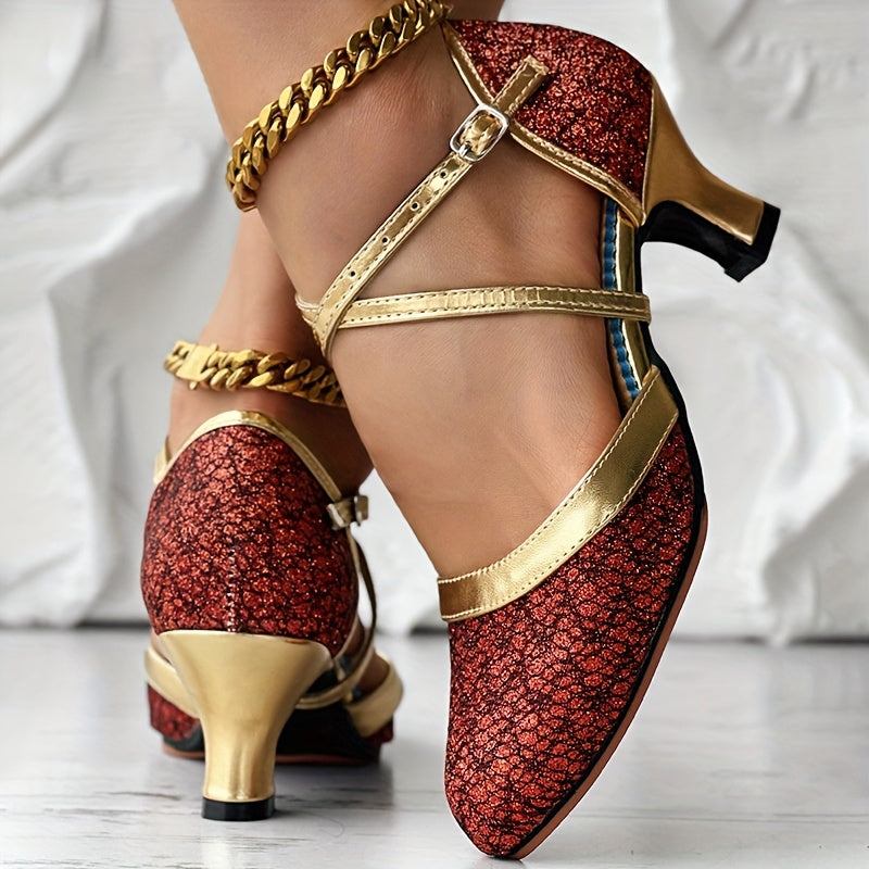 Yulie - Chunky High Heels